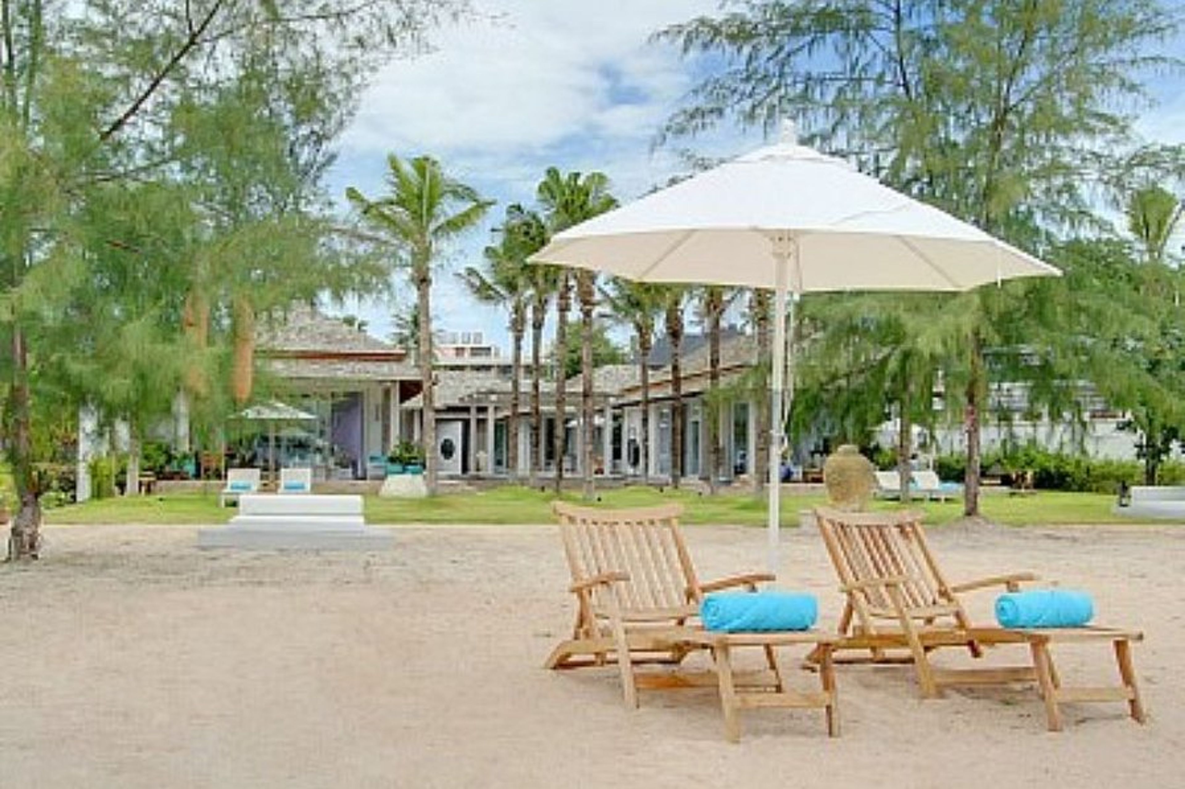 Villa on beach front