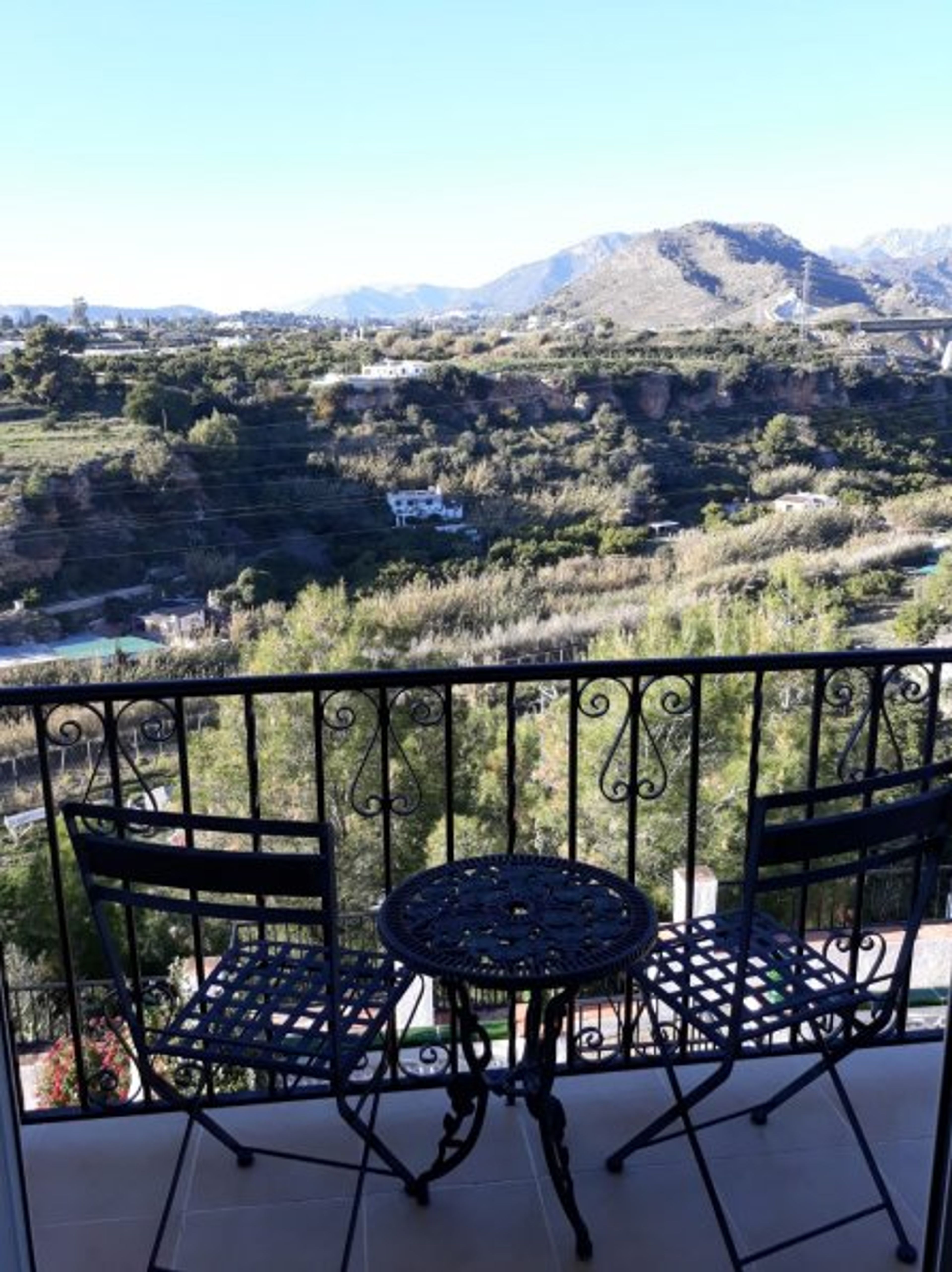 View from the bedroom balcony