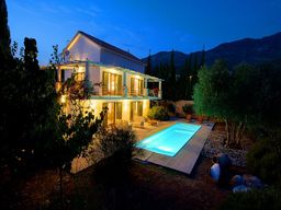 Livathos holiday villa rental with private pool
