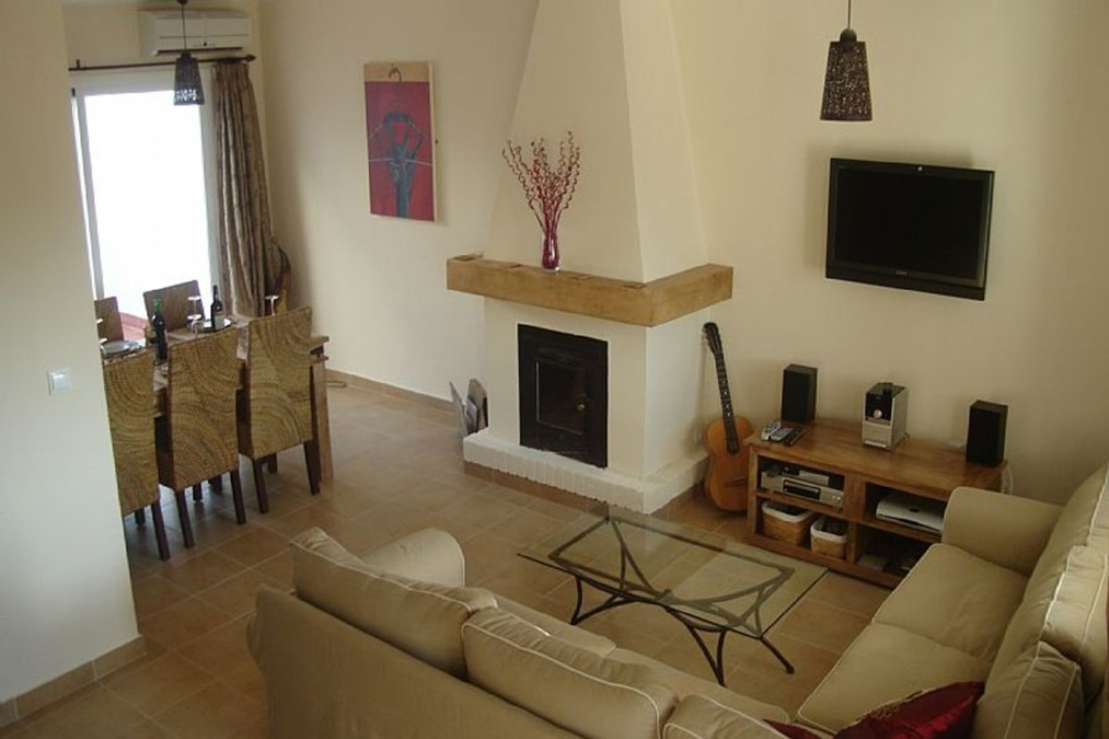 Air conditioned lounge area.