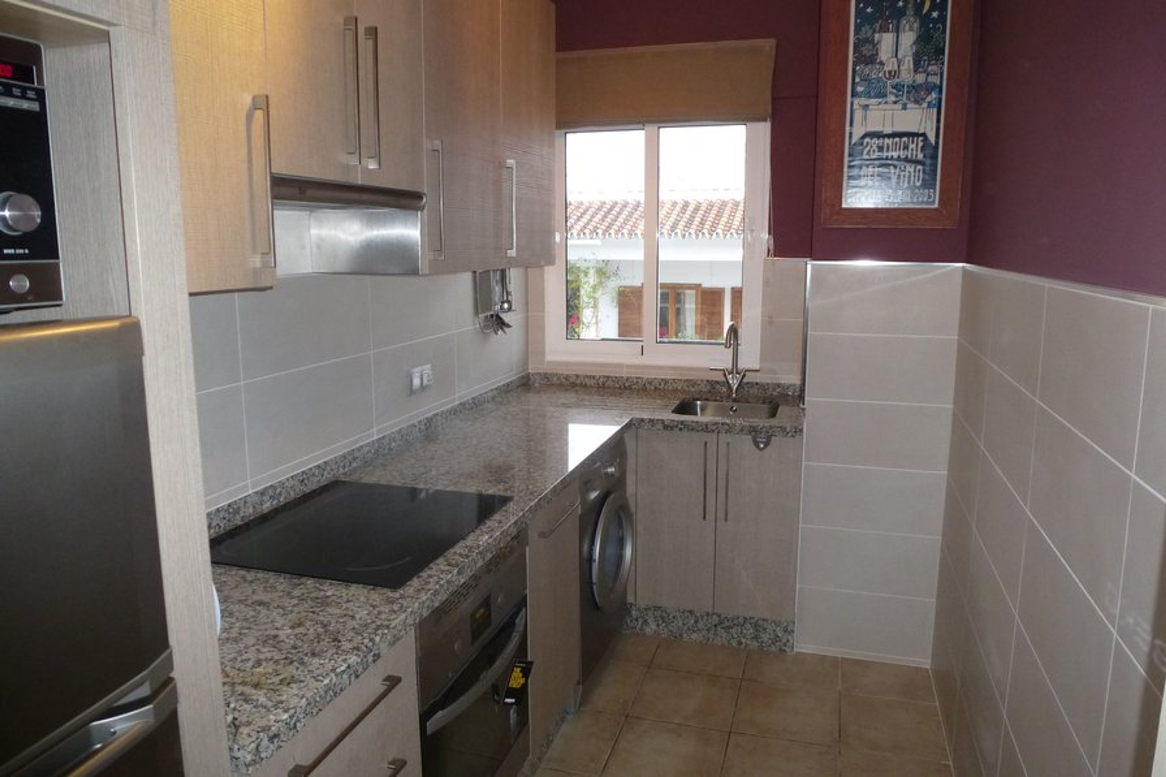 Kitchen, dishwasher, full size oven, hob, large fridge/ freezer etc