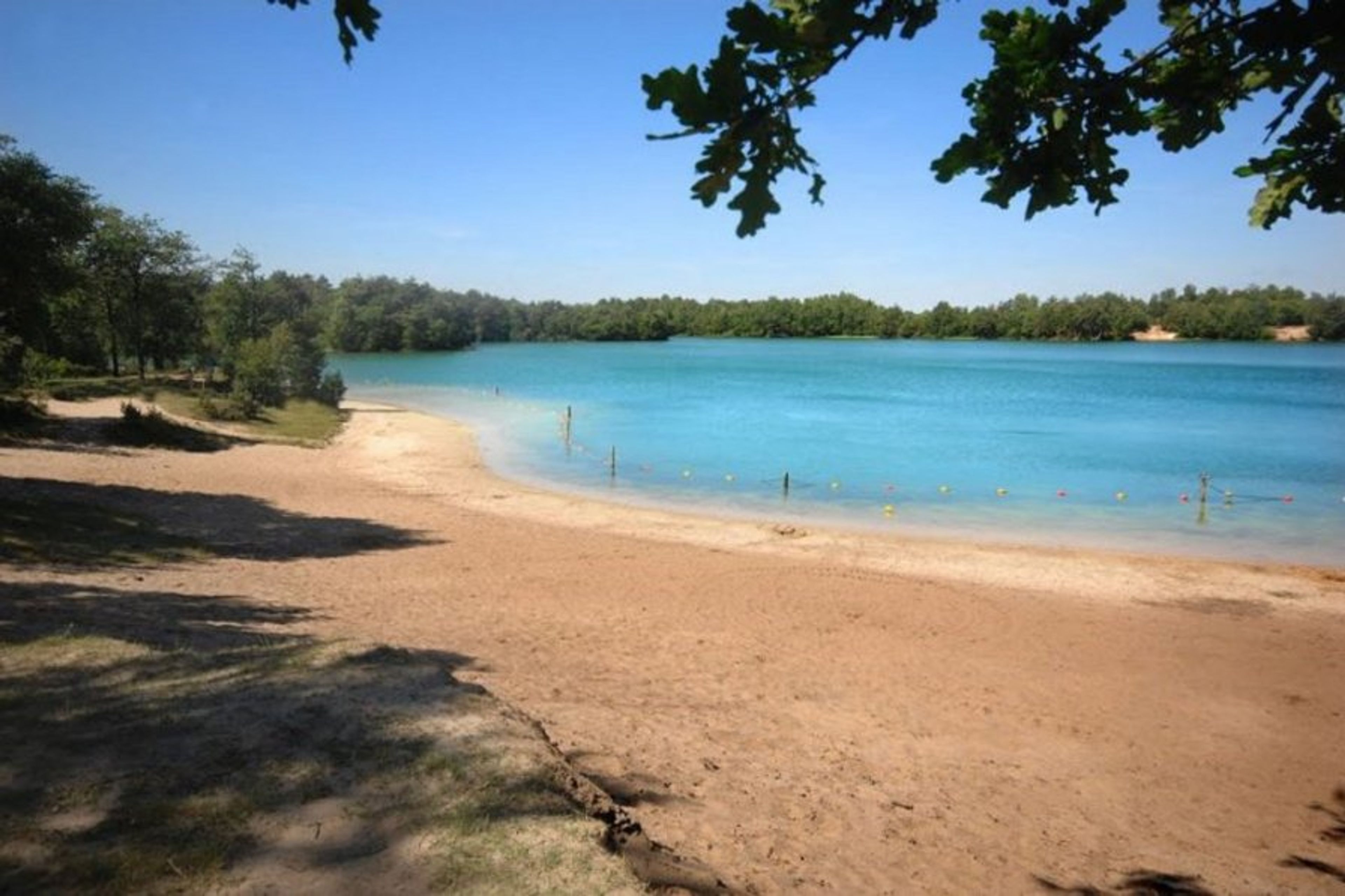 The beach of the 'Blue Lake' is less than 15 minutes away