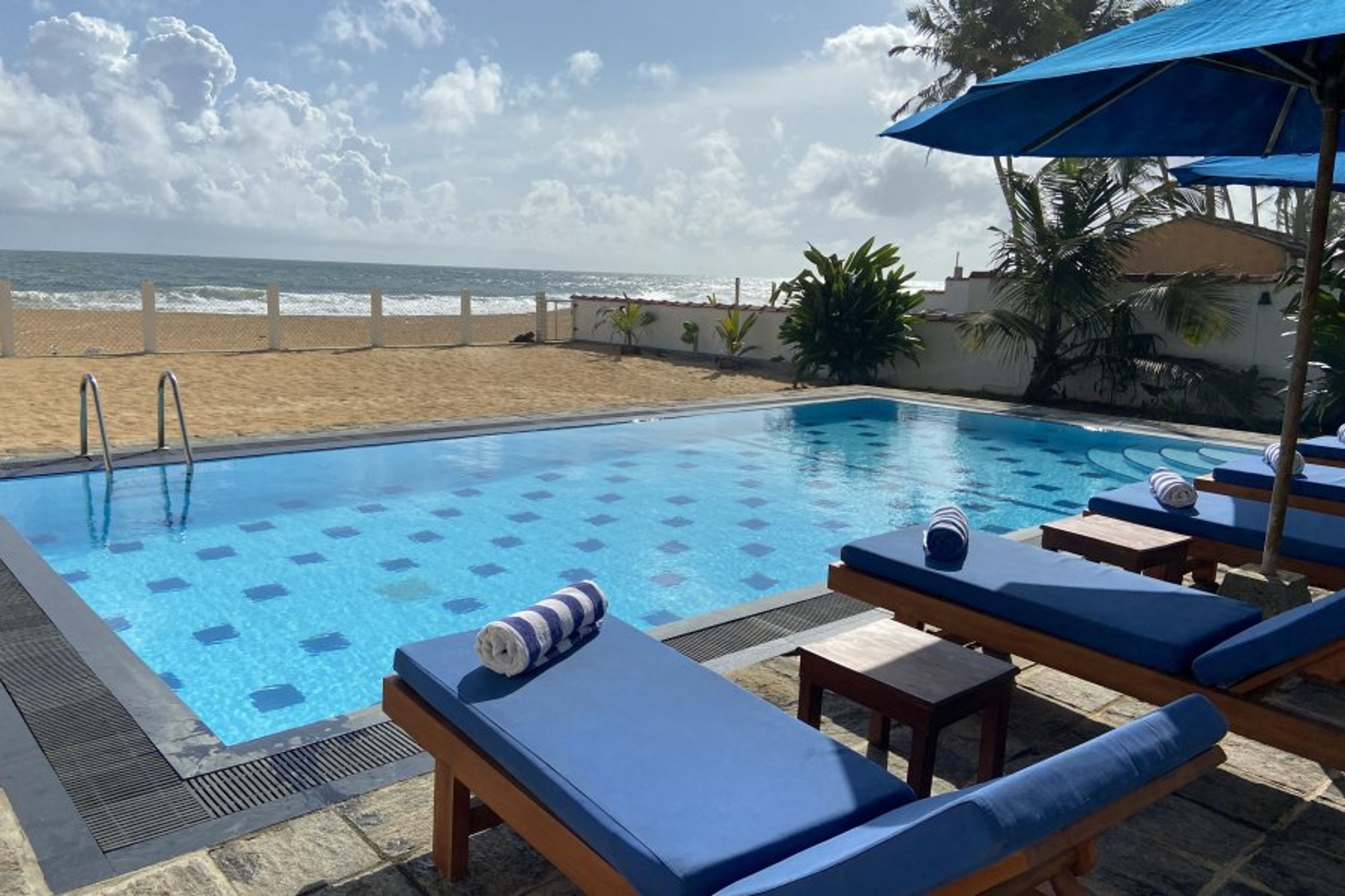 Beautifully expansive views of the beach and Indian Ocean.