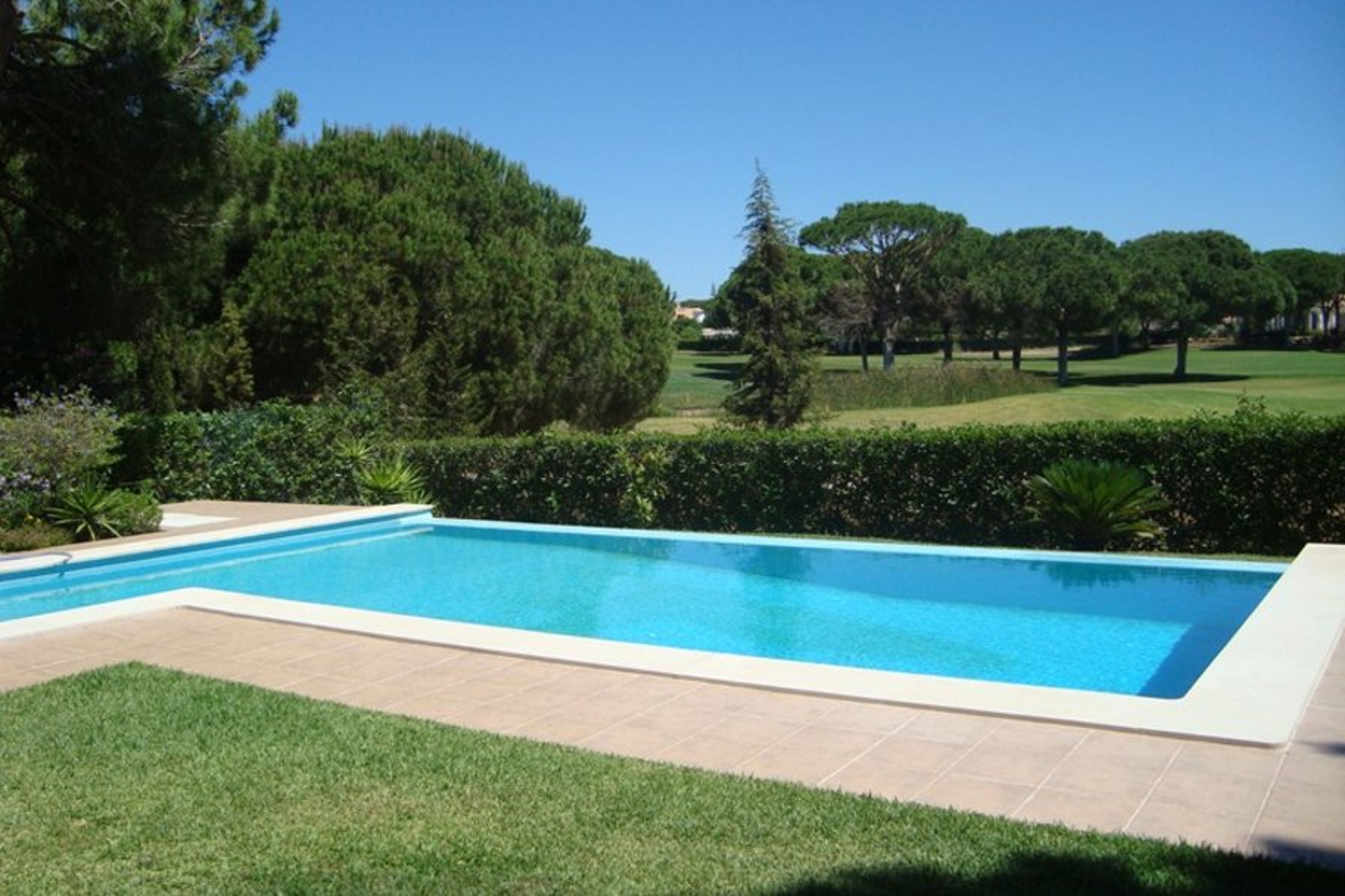 Pool, golf view