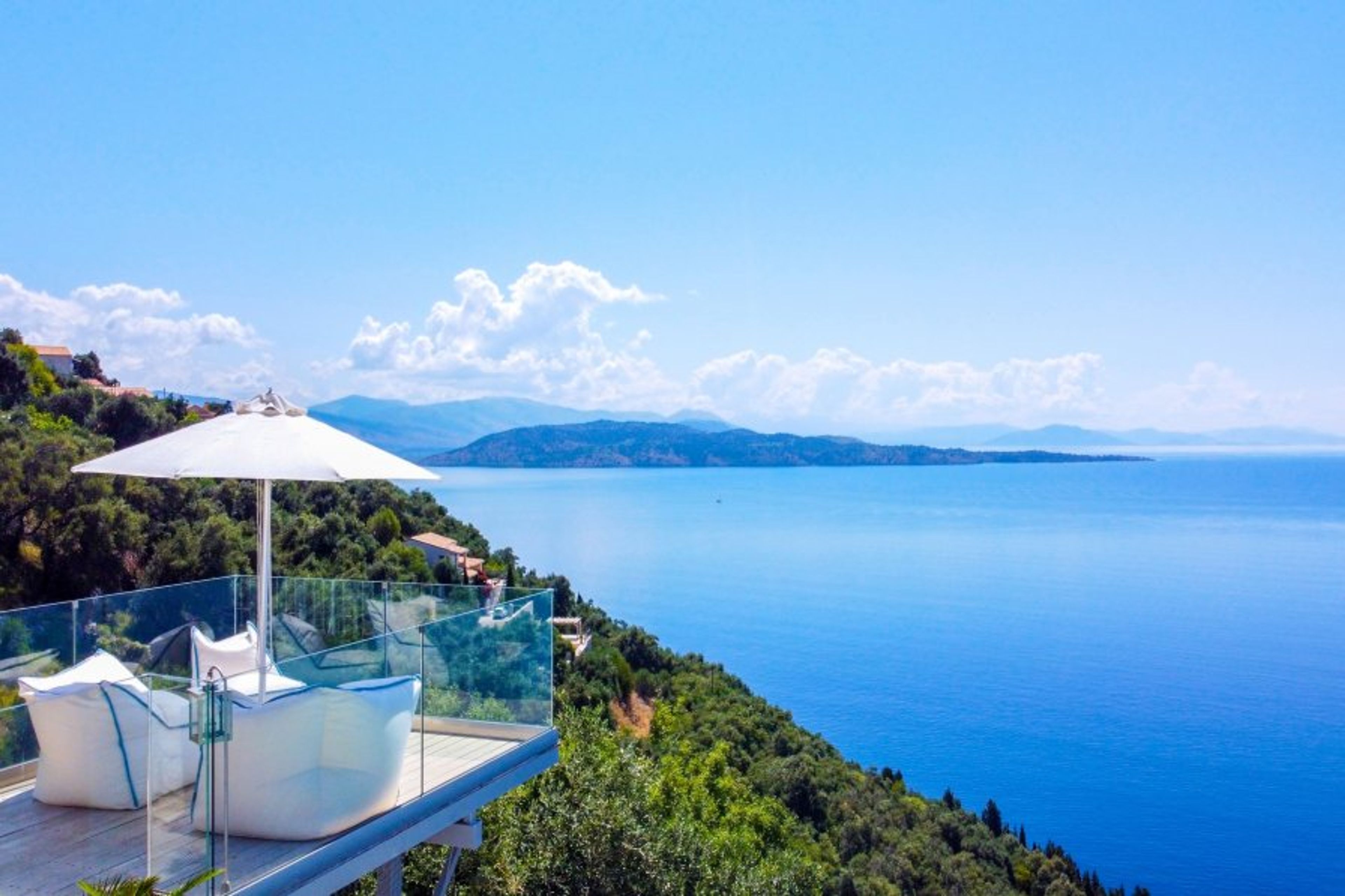 Villa Casa del' mare , Agni bay,Corfu-Uninterrupted sea view