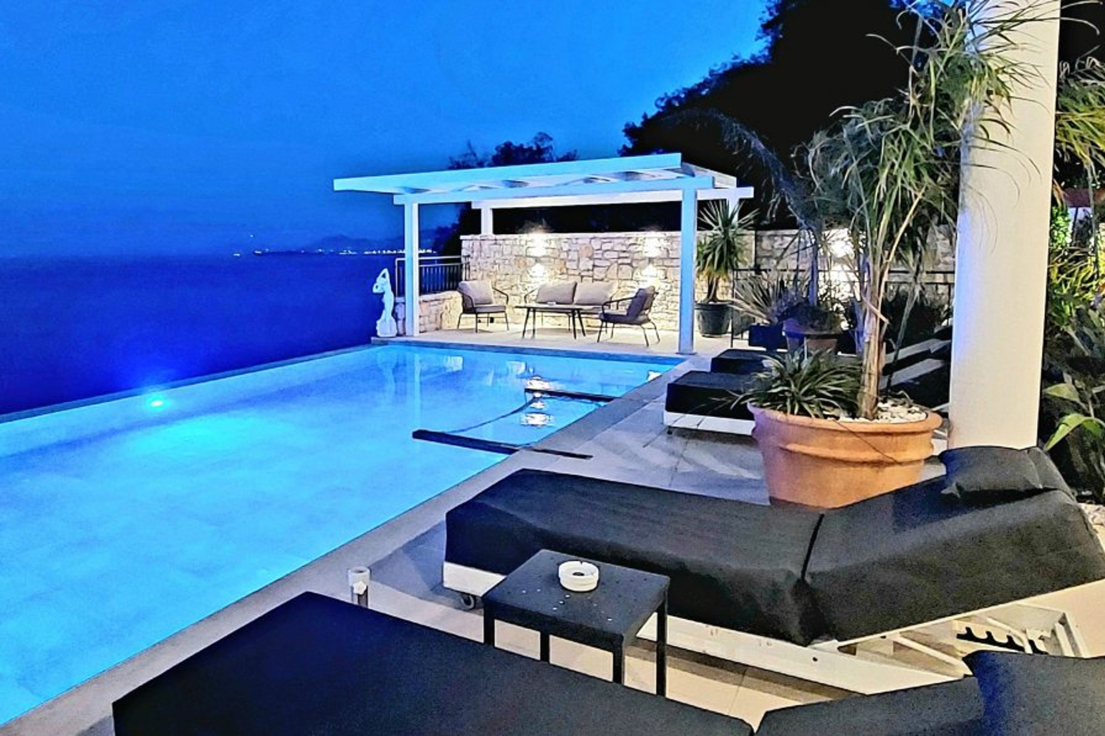 Villa Casa del' mare , Agni bay,Corfu-Uninterrupted sea view