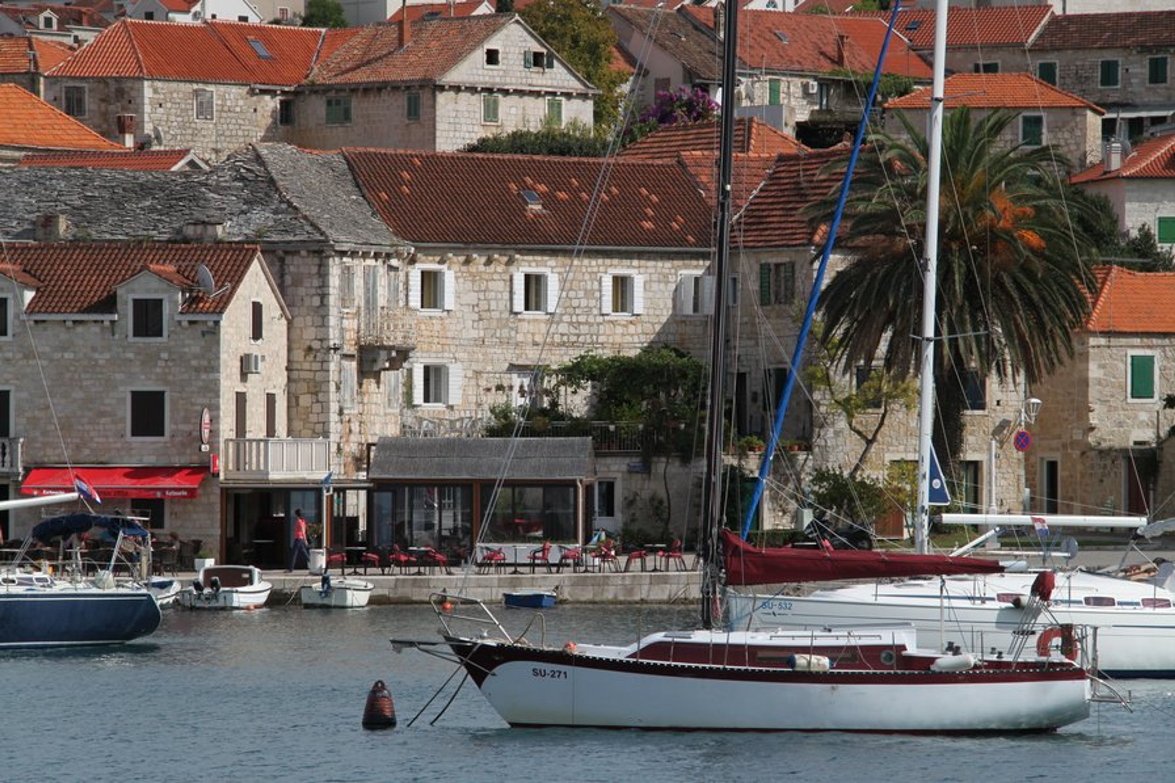 Orange Grove House from the Harbour
[has white shutters]